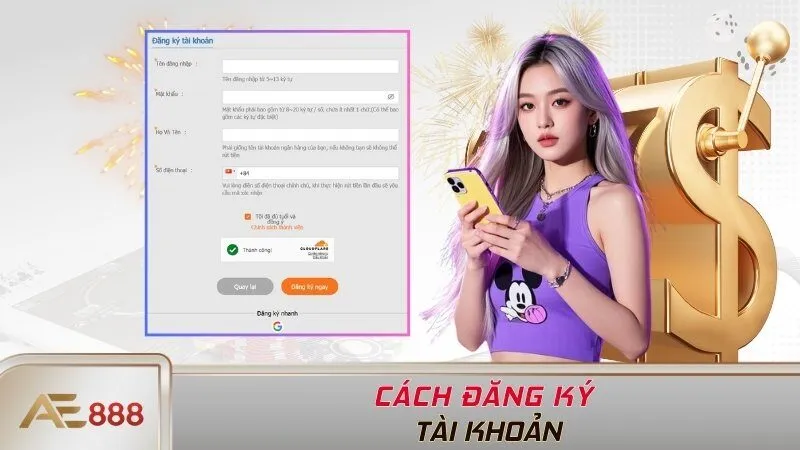 Cách đăng ký tài khoản