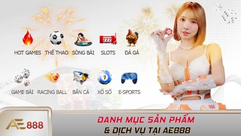 Danh mục sản phẩm & dịch vụ tại AE888